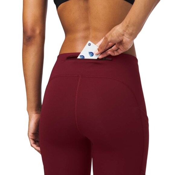 Lululemon Women’s 6 Speed Up Tight 28" Purple Maroon Full-On Luxtreme - Picture 6 of 11